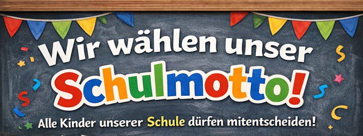 Wahl des neuen Schulmottos